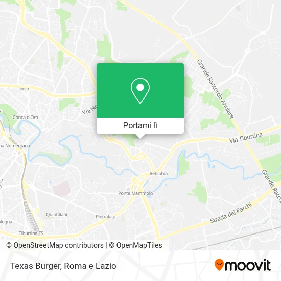Mappa Texas Burger