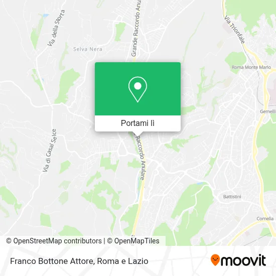 Mappa Franco Bottone Attore