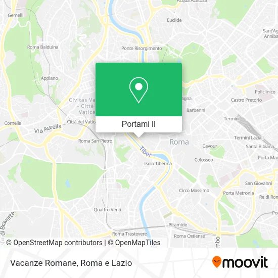 Mappa Vacanze Romane