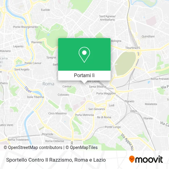 Mappa Sportello Contro Il Razzismo