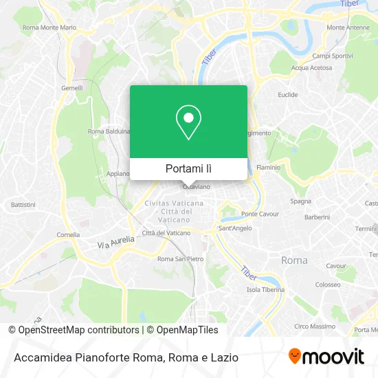 Mappa Accamidea Pianoforte Roma