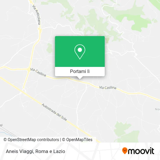 Mappa Aneis Viaggi