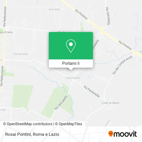 Mappa Rosai Pontini