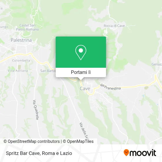 Mappa Spritz Bar Cave