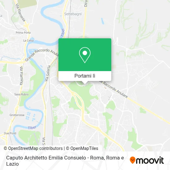Mappa Caputo Architetto Emilia Consuelo - Roma
