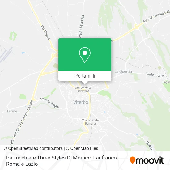 Mappa Parrucchiere Three Styles Di Moracci Lanfranco