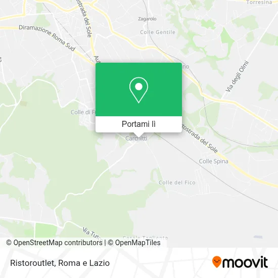 Mappa Ristoroutlet
