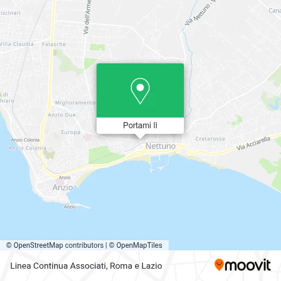 Mappa Linea Continua Associati