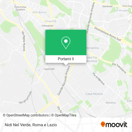 Mappa Nidi Nel Verde