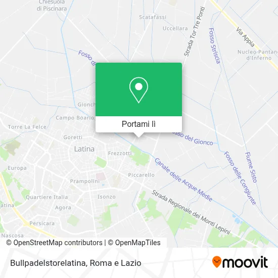 Mappa Bullpadelstorelatina