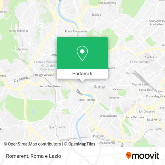 Mappa Romarent