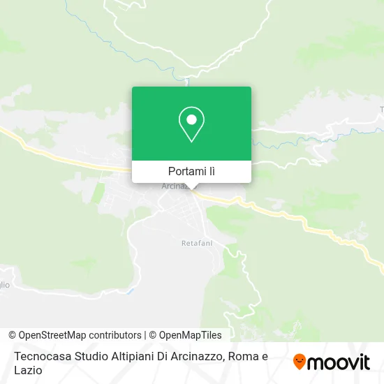 Mappa Tecnocasa Studio Altipiani Di Arcinazzo