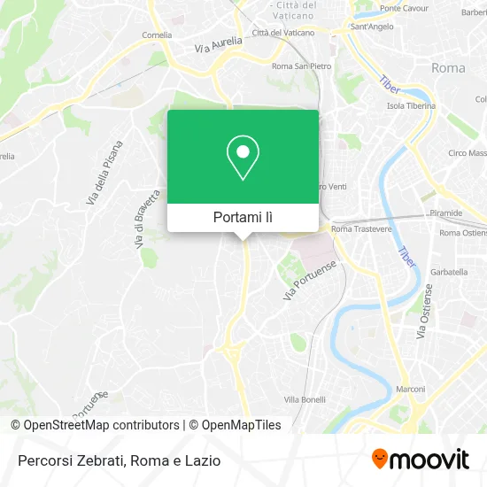 Mappa Percorsi Zebrati