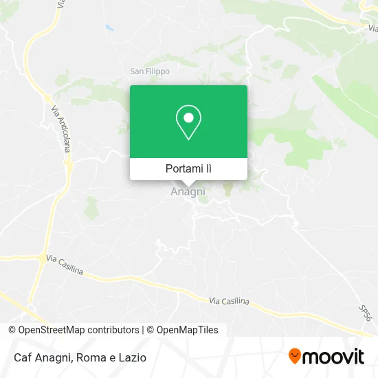 Mappa Caf Anagni