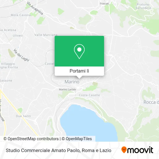 Mappa Studio Commerciale Amato Paolo