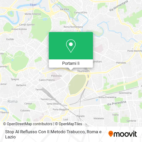 Mappa Stop Al Reflusso Con Il Metodo Trabucco