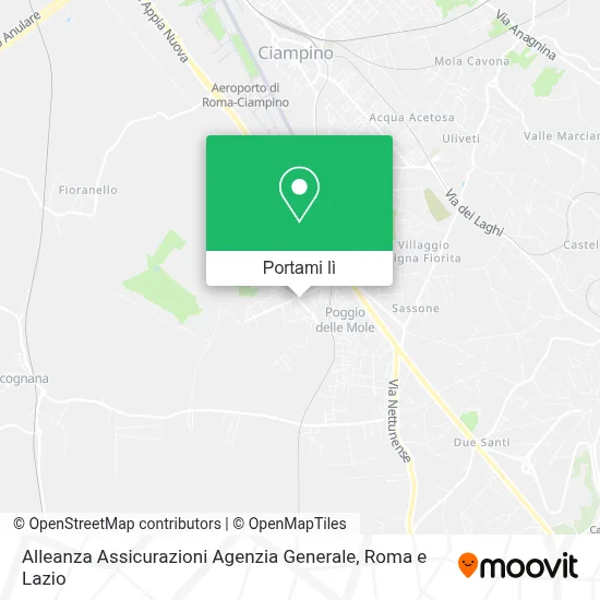 Mappa Alleanza Assicurazioni Agenzia Generale