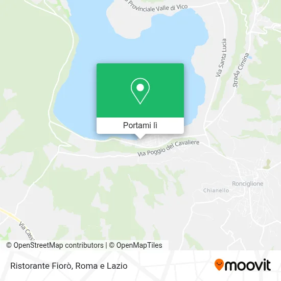Mappa Ristorante Fiorò