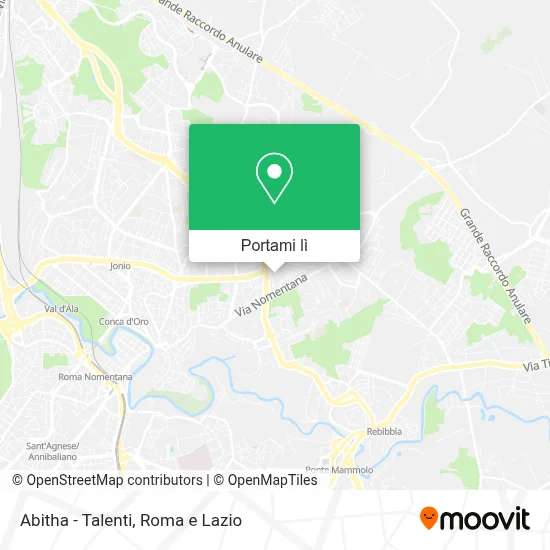 Mappa Abitha - Talenti