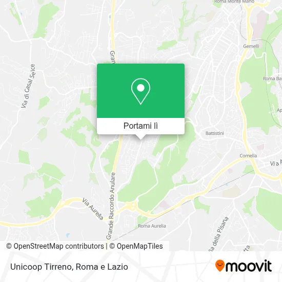 Mappa Unicoop Tirreno