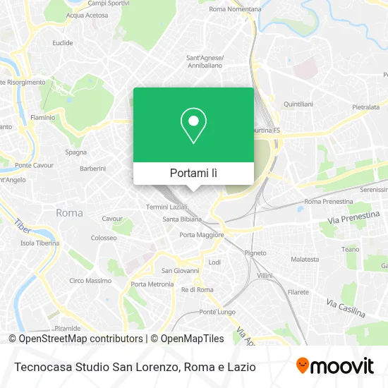 Mappa Tecnocasa Studio San Lorenzo