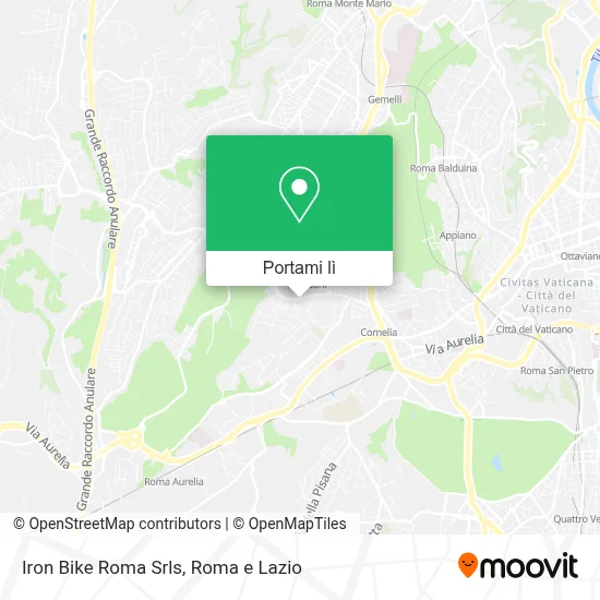 Mappa Iron Bike Roma Srls