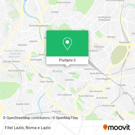 Mappa Fitel Lazio