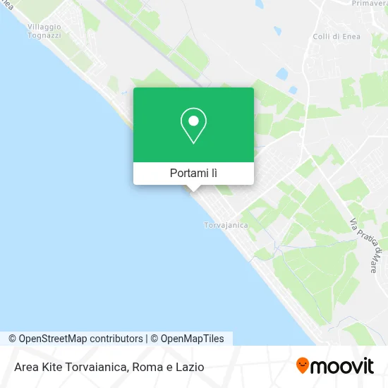 Mappa Area Kite Torvaianica