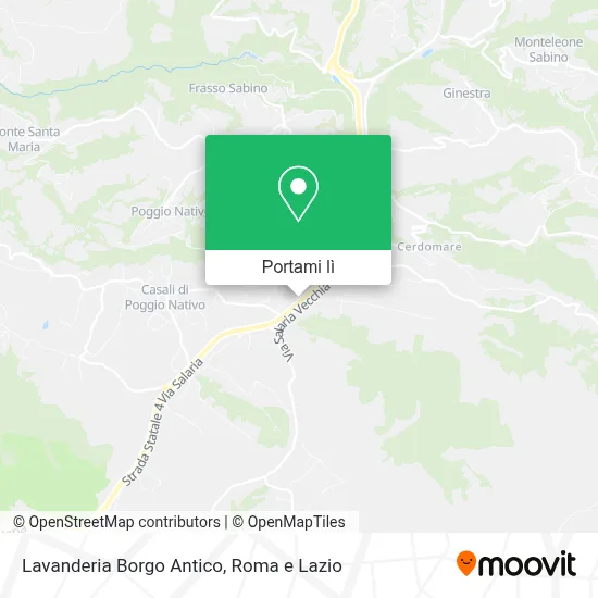 Mappa Lavanderia Borgo Antico