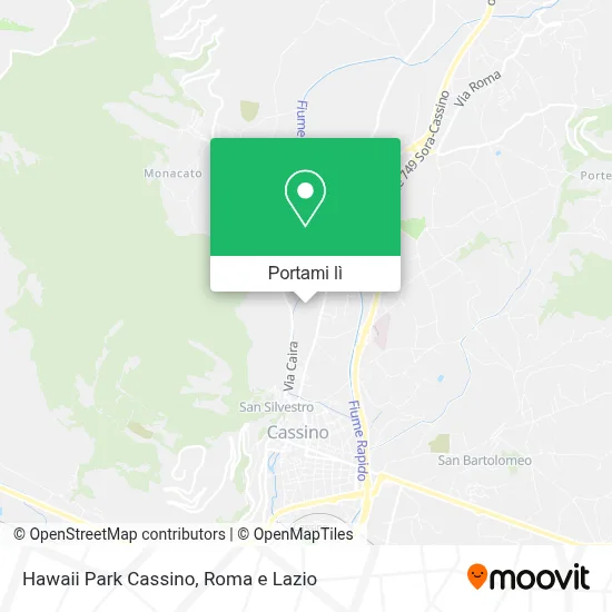 Mappa Hawaii Park Cassino
