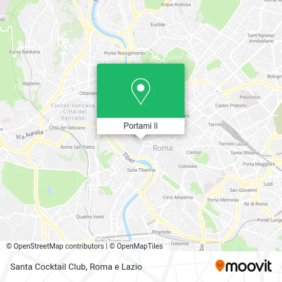 Mappa Santa Cocktail Club