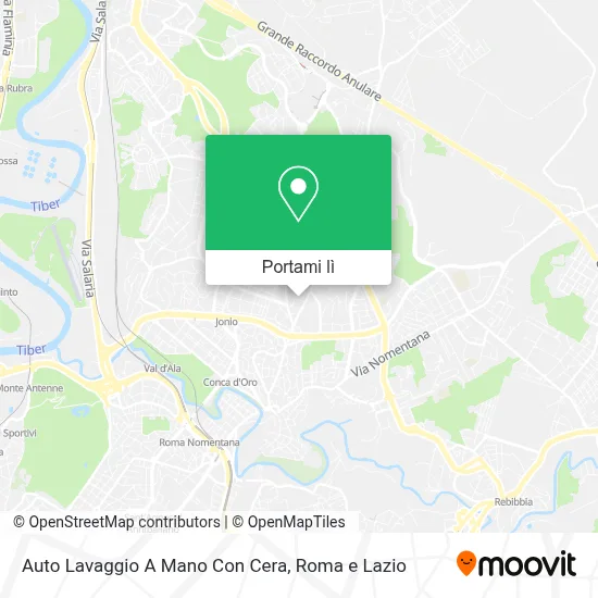 Mappa Auto Lavaggio A Mano Con Cera