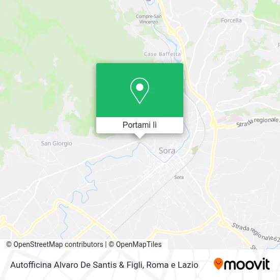 Mappa Autofficina Alvaro De Santis & Figli