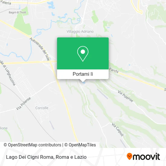 Mappa Lago Dei Cigni Roma