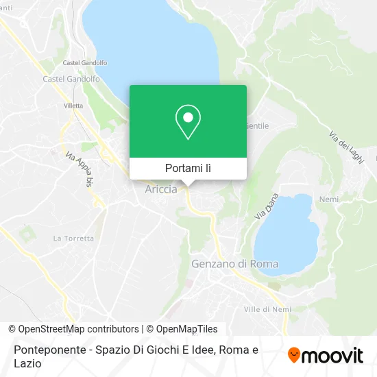 Mappa Ponteponente - Spazio Di Giochi E Idee