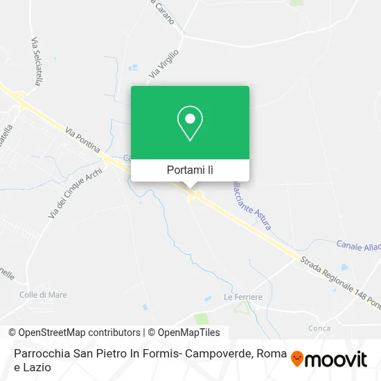 Mappa Parrocchia San Pietro In Formis- Campoverde