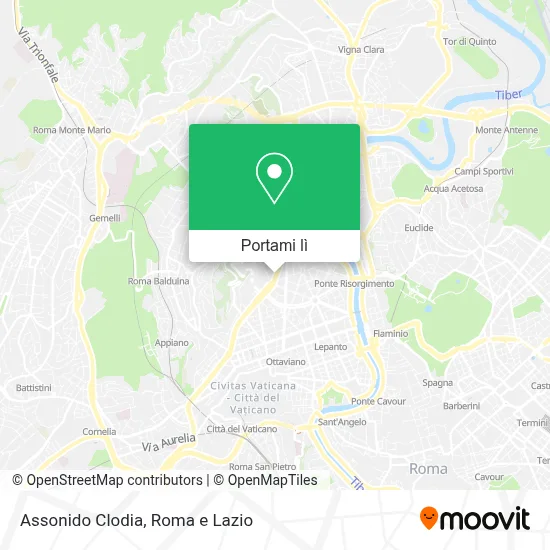 Mappa Assonido Clodia