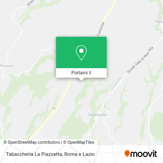Mappa Tabaccheria La Piazzetta