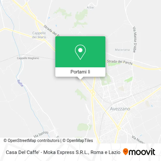 Mappa Casa Del Caffe' - Moka Express S.R.L.