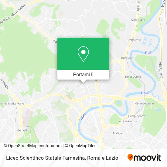 Mappa Liceo Scientifico Statale Farnesina