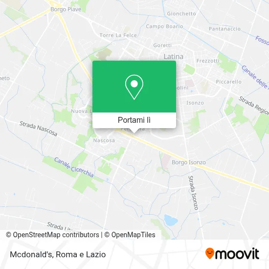 Mappa Mcdonald's