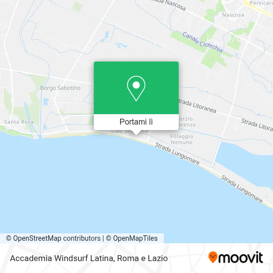 Mappa Accademia Windsurf Latina