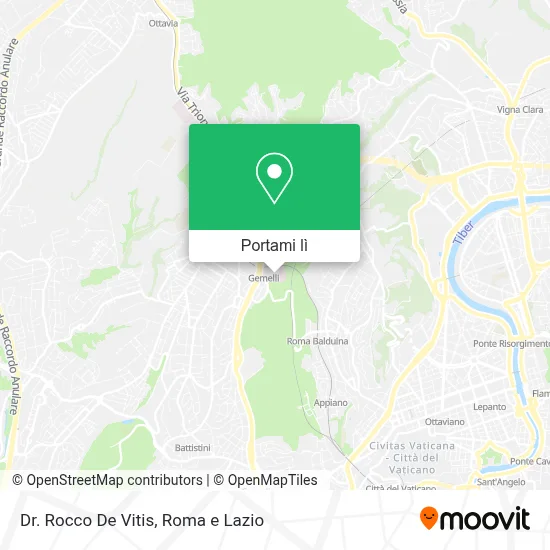 Mappa Dr. Rocco De Vitis