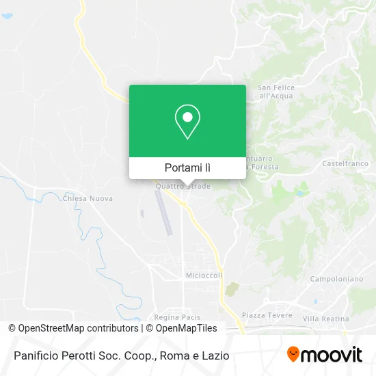 Mappa Panificio Perotti Soc. Coop.