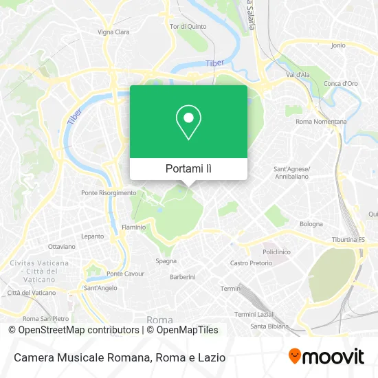 Mappa Camera Musicale Romana
