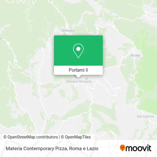 Mappa Materia Contemporary Pizza