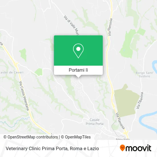 Mappa Veterinary Clinic Prima Porta