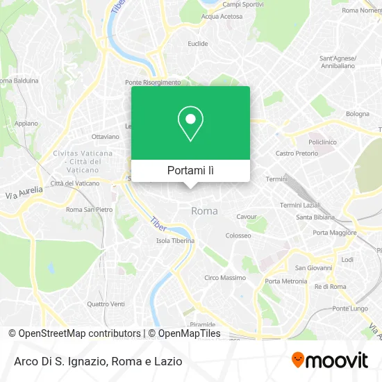 Mappa Arco Di S. Ignazio