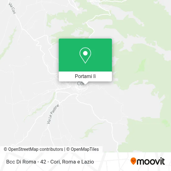 Mappa Bcc Di Roma - 42 - Cori