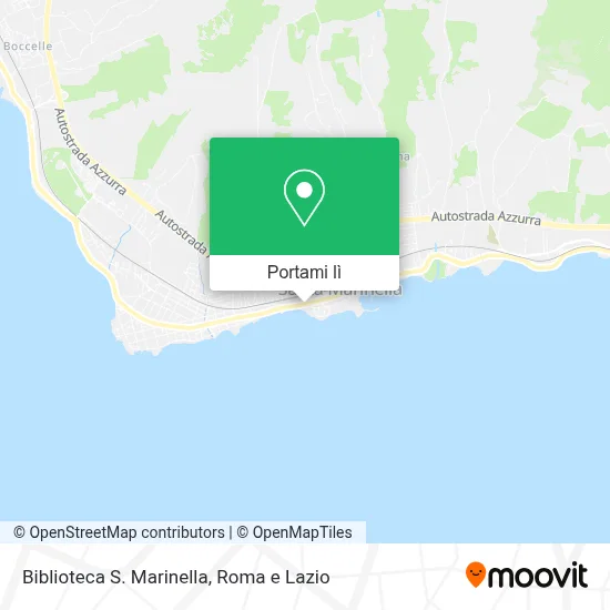Mappa Biblioteca S. Marinella